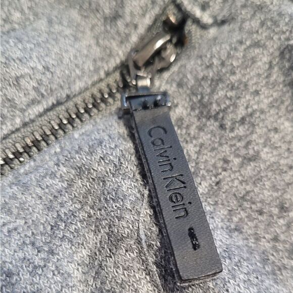 Clavin Klein Quick Dry Cowl Neck Raw Edge Sweatshirt Large - Picture 7 of 10